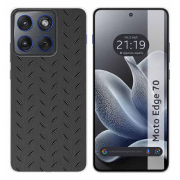 Funda Silicona para Motorola Edge 70 5G diseño Metal Dibujos