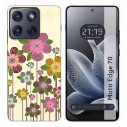Funda Silicona para Motorola Edge 70 5G diseño Primavera...
