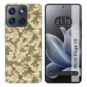 Funda Silicona para Motorola Edge 70 5G diseño Sand Camuflaje Dibujos
