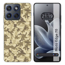 Funda Silicona para Motorola Edge 70 5G diseño Sand...