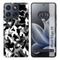 Funda Silicona para Motorola Edge 70 5G diseño Snow Camuflaje Dibujos