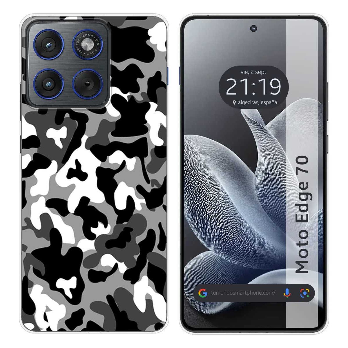 Funda Silicona para Motorola Edge 70 5G diseño...