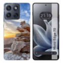 Funda Silicona para Motorola Edge 70 5G diseño Sunset Dibujos