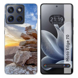 Funda Silicona para Motorola Edge 70 5G diseño Sunset...