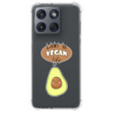Funda Silicona Antigolpes para Motorola Edge 70 5G diseño Vegan Life Dibujos