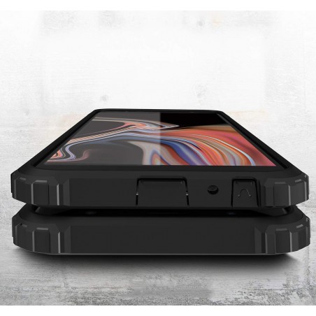 Funda Tipo Hybrid Tough Armor (Pc+Tpu) Negra para Samsung Galaxy J6+ Plus