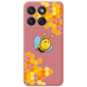 Funda Silicona Líquida Rosa para Motorola Edge 70 5G diseño Abeja Dibujos