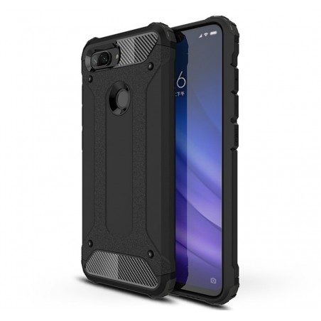 Funda Tipo Hybrid Tough Armor (Pc+Tpu) Negra para Xiaomi Mi 8 Lite