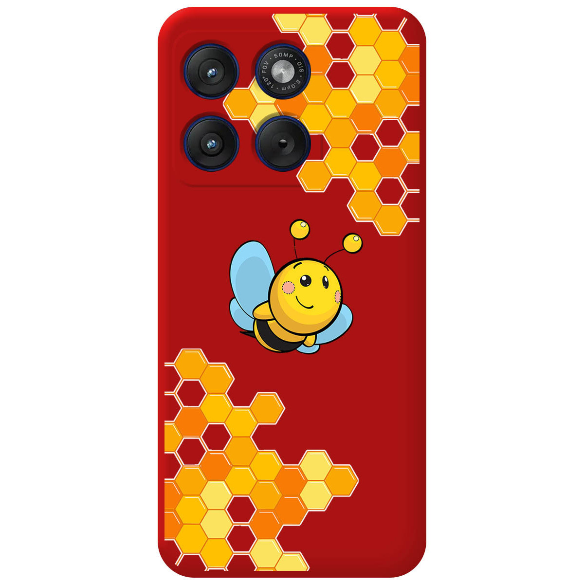 Funda Silicona Líquida Roja para Motorola Edge...