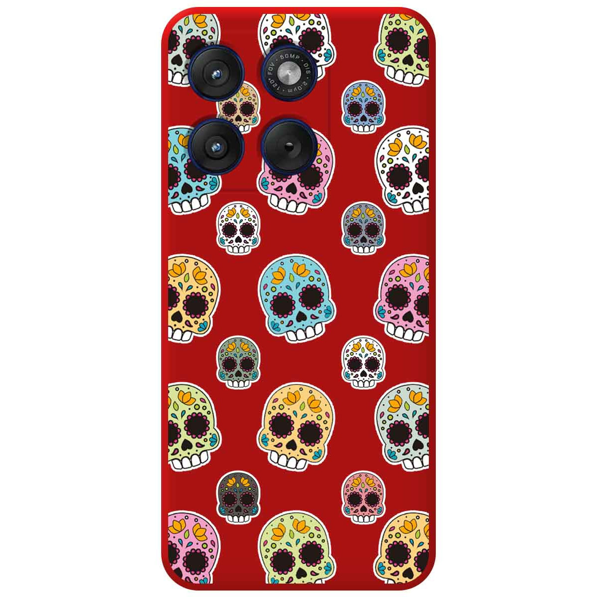 Funda Silicona Líquida Roja para Motorola Edge...