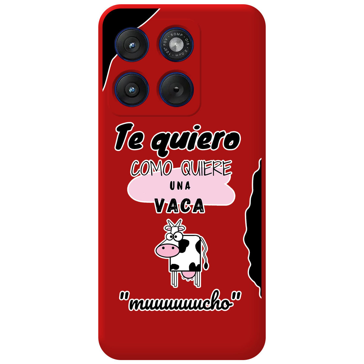 Funda Silicona Líquida Roja para Motorola Edge...