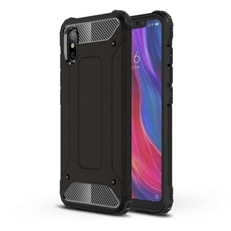 Funda Tipo Hybrid Tough Armor (Pc+Tpu) Negra para Xiaomi Mi 8 Pro