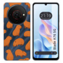 Funda Silicona Transparente para Zte Blade A76 5G diseño Capibara 02 Dibujos
