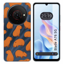 Funda Silicona Transparente para Zte Blade A76 5G diseño...
