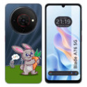 Funda Silicona Transparente para Zte Blade A76 5G diseño Conejo Dibujos
