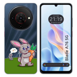 Funda Silicona Transparente para Zte Blade A76 5G diseño...
