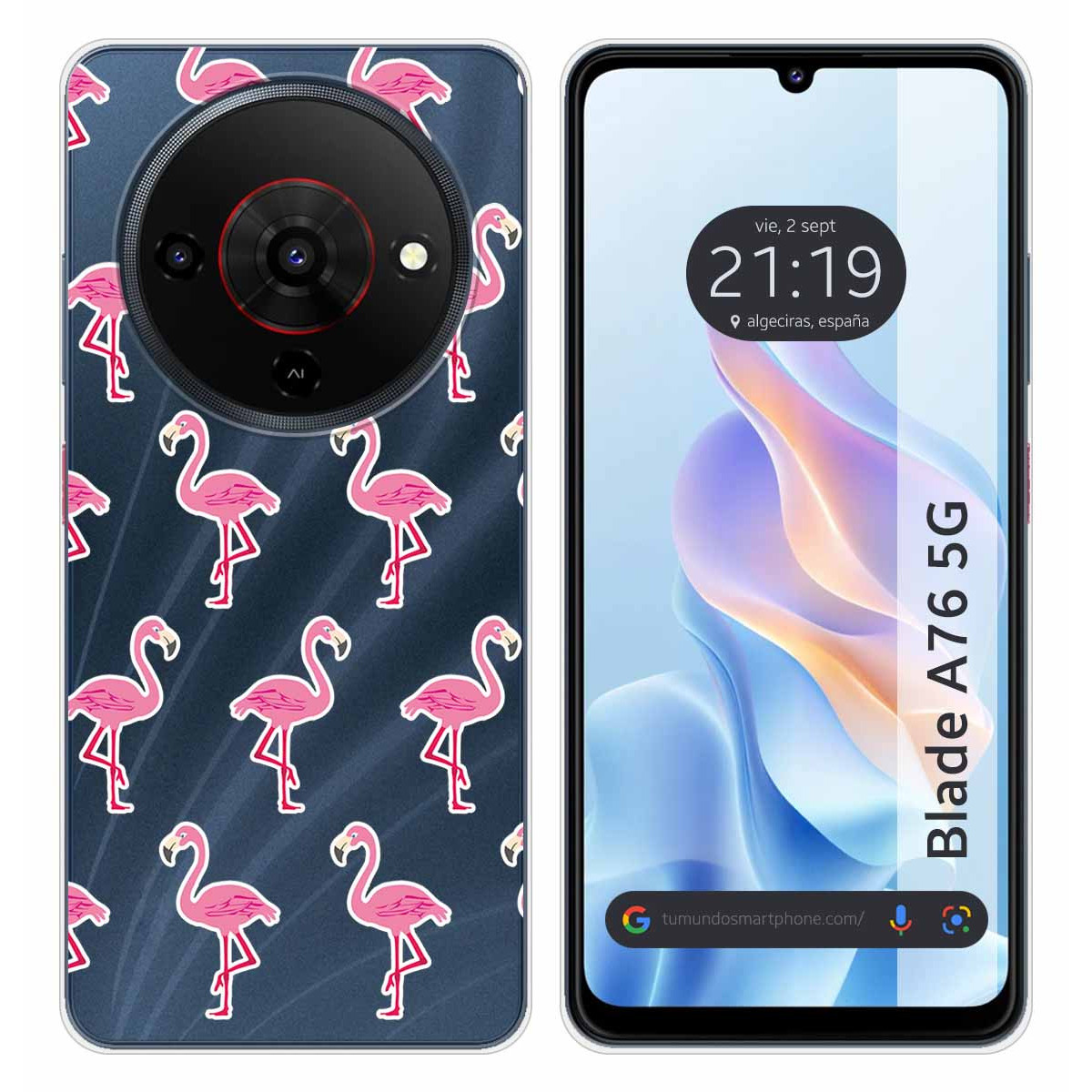 Funda Silicona Transparente para Zte Blade A76...