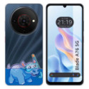 Funda Silicona Transparente para Zte Blade A76 5G diseño Hipo Dibujos