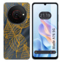 Funda Silicona Transparente para Zte Blade A76 5G diseño Hojas Dibujos
