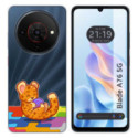 Funda Silicona Transparente para Zte Blade A76 5G diseño Leopardo Dibujos