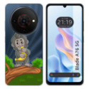 Funda Silicona Transparente para Zte Blade A76 5G diseño Mono Dibujos