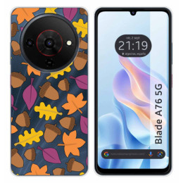 Funda Silicona Transparente para Zte Blade A76 5G diseño...