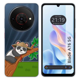 Funda Silicona Transparente para Zte Blade A76 5G diseño...