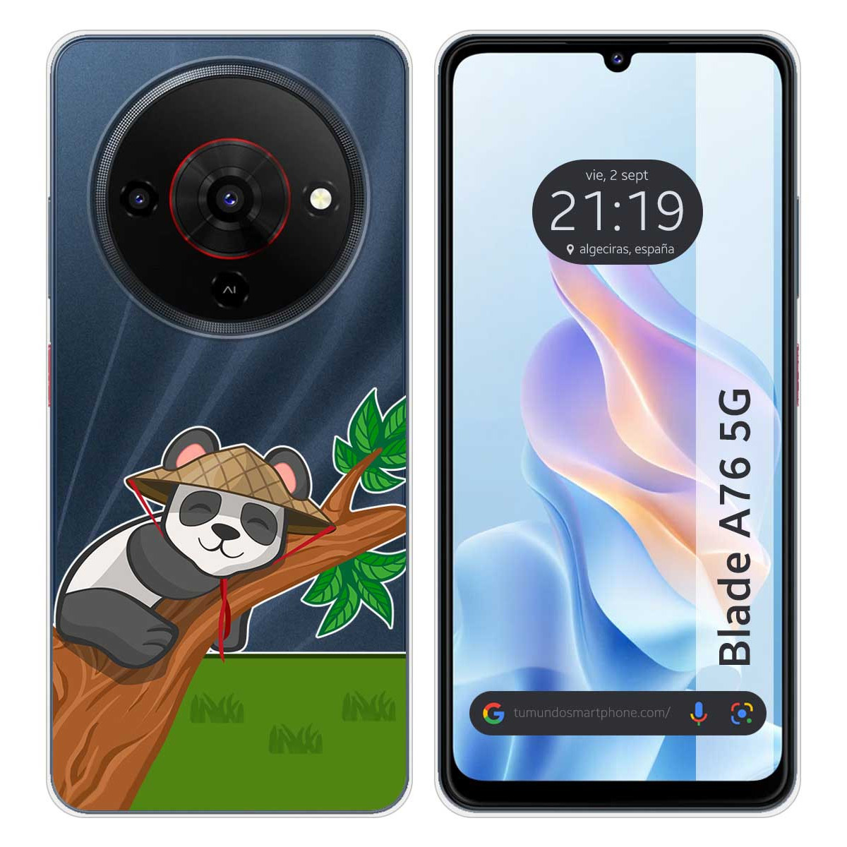 Funda Silicona Transparente para Zte Blade A76...