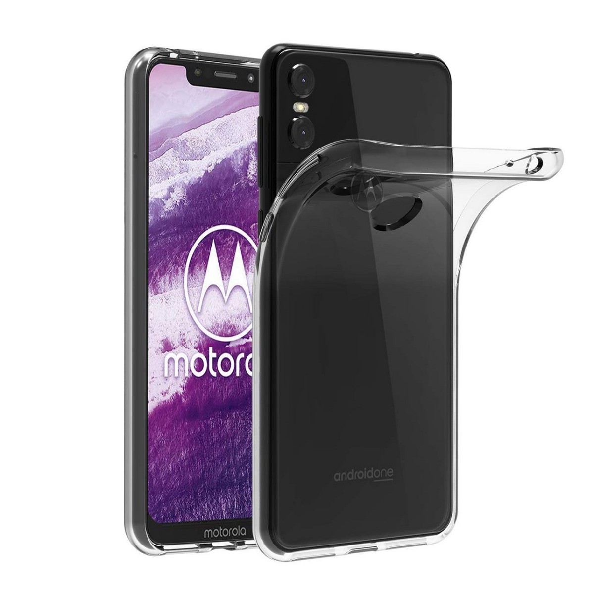 Funda Gel Tpu Fina Ultra-Thin 0,5mm Transparente para Motorola One