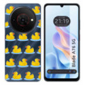 Funda Silicona Transparente para Zte Blade A76 5G diseño Pato Dibujos
