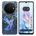 Funda Silicona Transparente para Zte Blade A76 5G diseño Plumas Dibujos