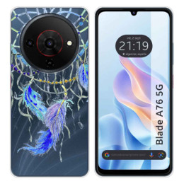 Funda Silicona Transparente para Zte Blade A76 5G diseño...