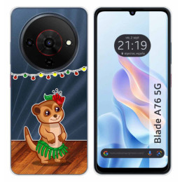 Funda Silicona Transparente para Zte Blade A76 5G diseño...