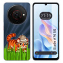 Funda Silicona Transparente para Zte Blade A76 5G diseño Tigre Dibujos