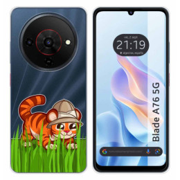 Funda Silicona Transparente para Zte Blade A76 5G diseño...