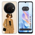 Funda Silicona para Zte Blade A76 5G diseño Mujer 01 Dibujos