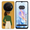 Funda Silicona para Zte Blade A76 5G diseño Mujer 02 Dibujos