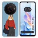 Funda Silicona para Zte Blade A76 5G diseño Mujer 04 Dibujos