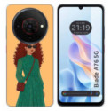 Funda Silicona para Zte Blade A76 5G diseño Mujer 06 Dibujos