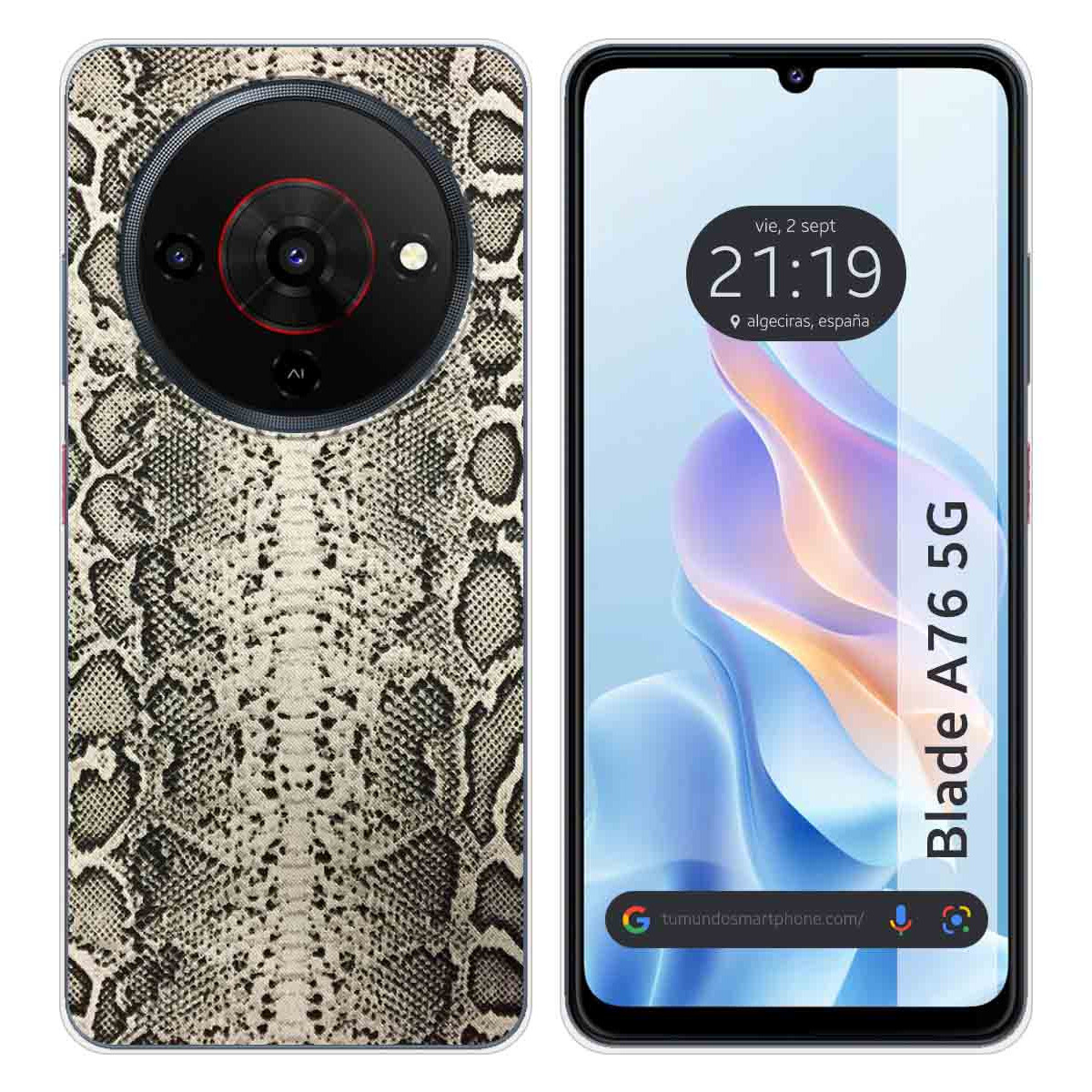 Funda Silicona para Zte Blade A76 5G diseño...
