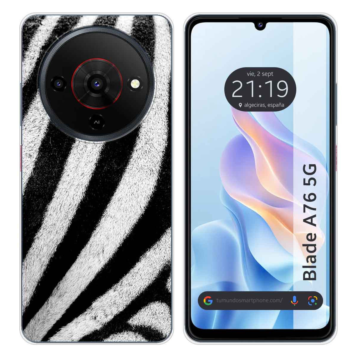 Funda Silicona para Zte Blade A76 5G diseño...