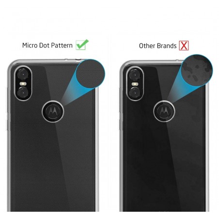 Funda Gel Tpu Fina Ultra-Thin 0,5mm Transparente para Motorola One