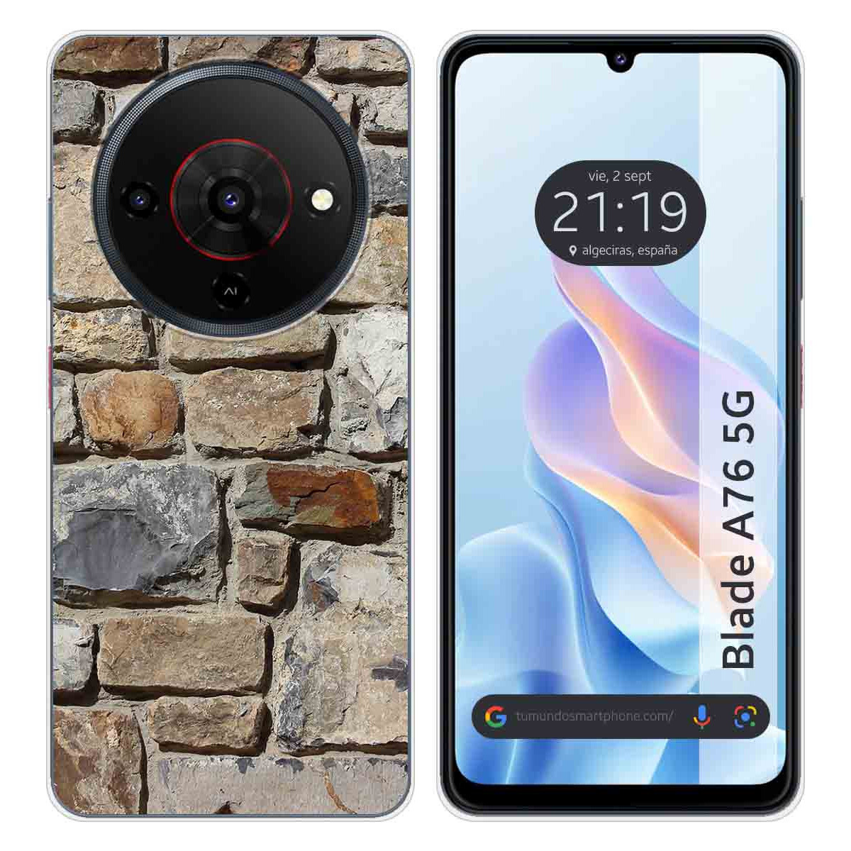 Funda Silicona para Zte Blade A76 5G diseño...