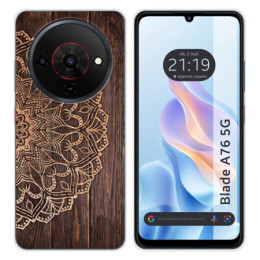 Funda Silicona para Zte Blade A76 5G diseño Madera 06...