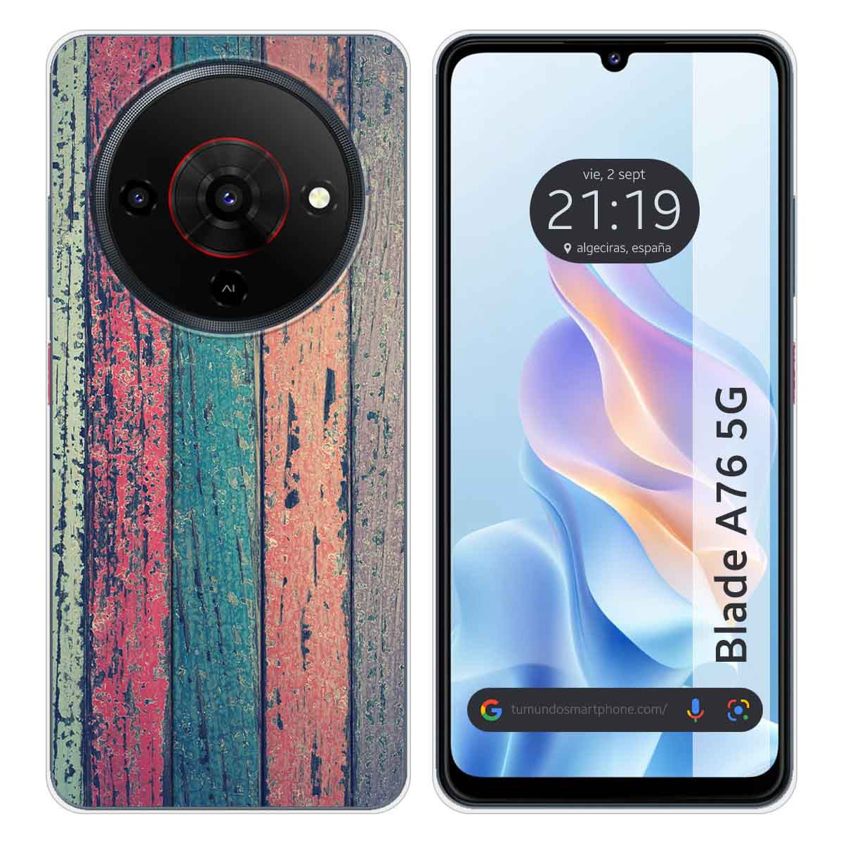 Funda Silicona para Zte Blade A76 5G diseño...