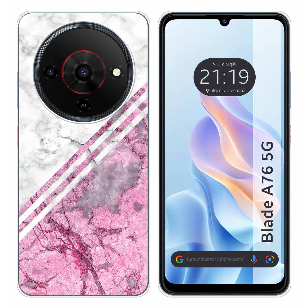 Funda Silicona para Zte Blade A76 5G diseño...