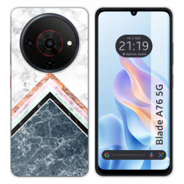 Funda Silicona para Zte Blade A76 5G diseño Mármol 05...