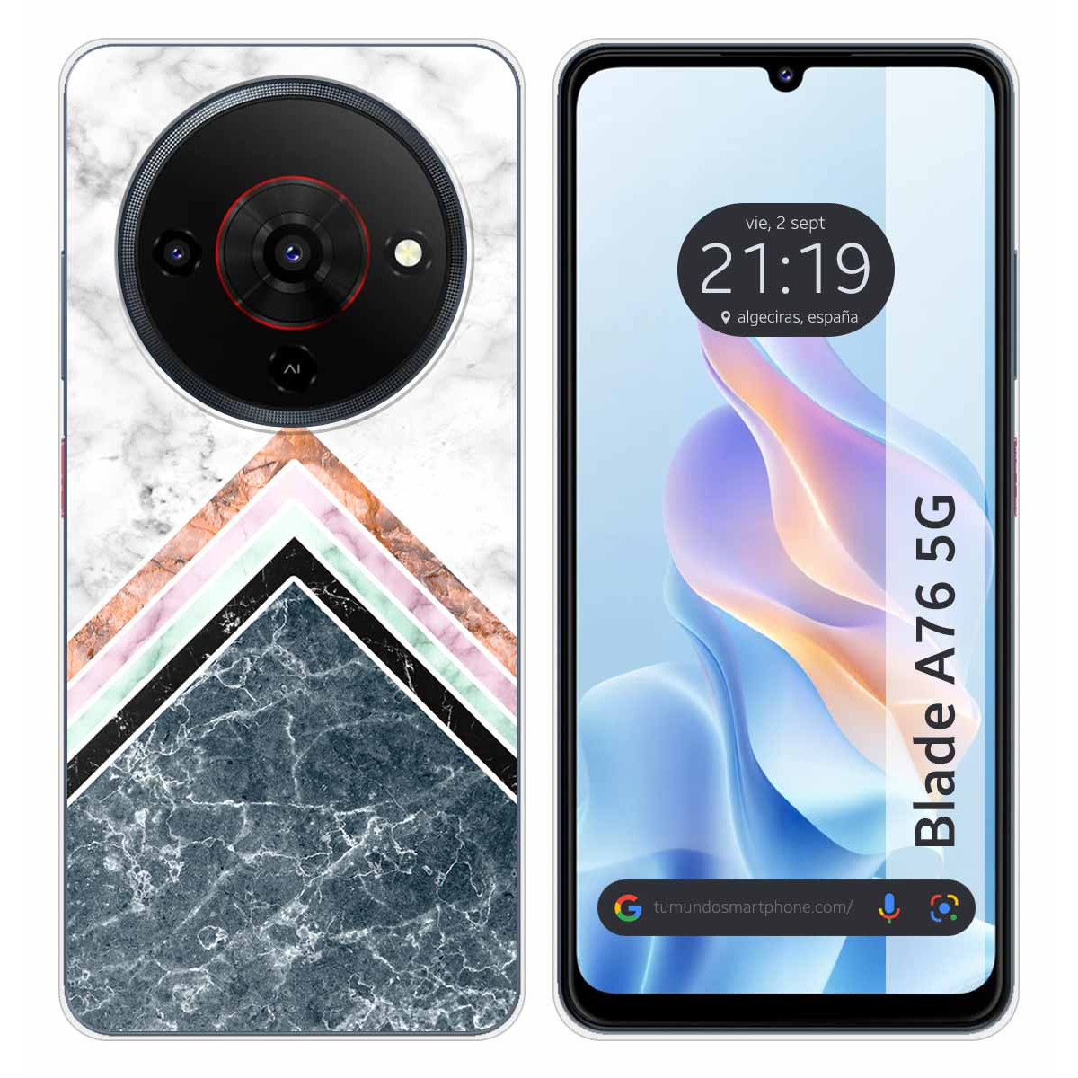 Funda Silicona para Zte Blade A76 5G diseño...