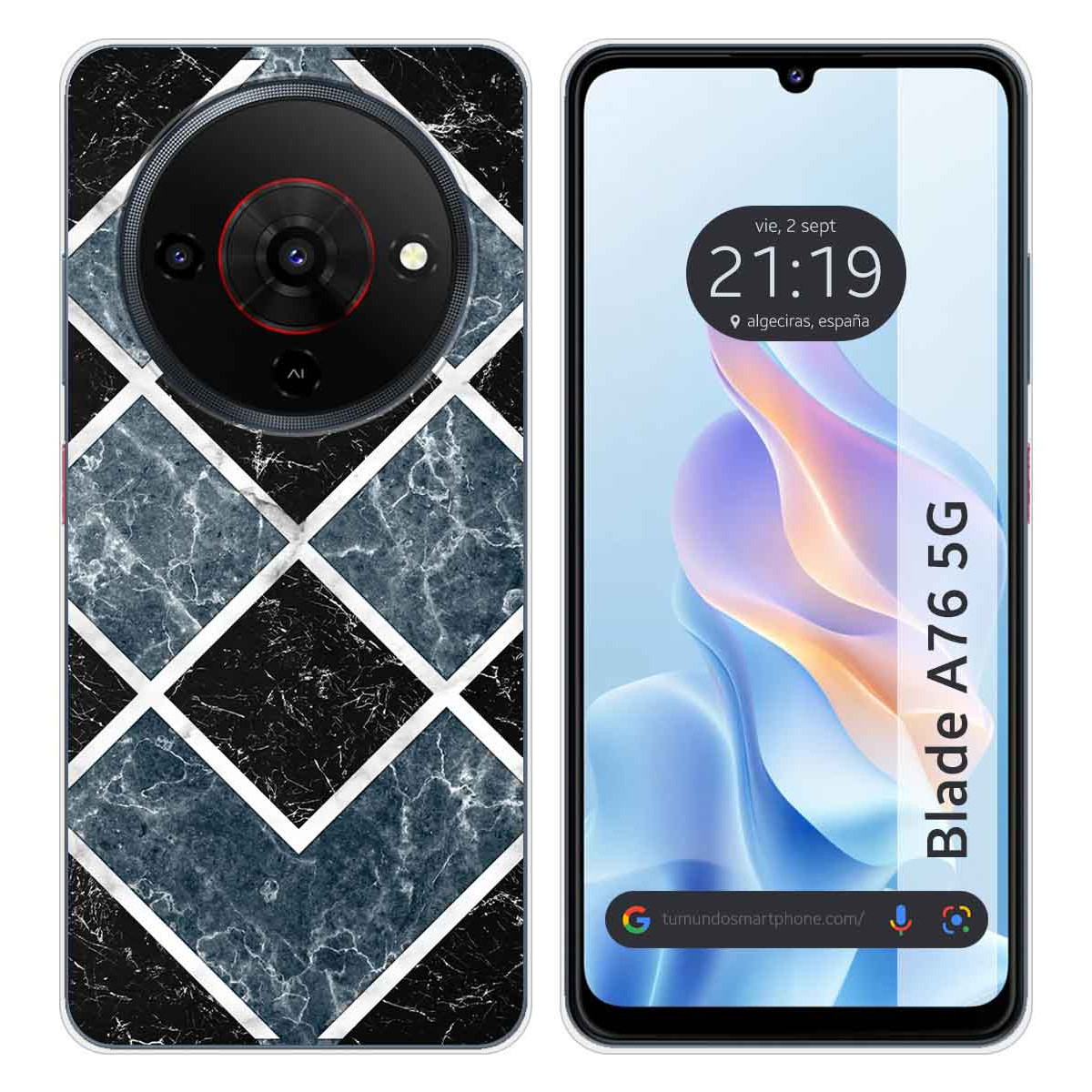 Funda Silicona para Zte Blade A76 5G diseño...
