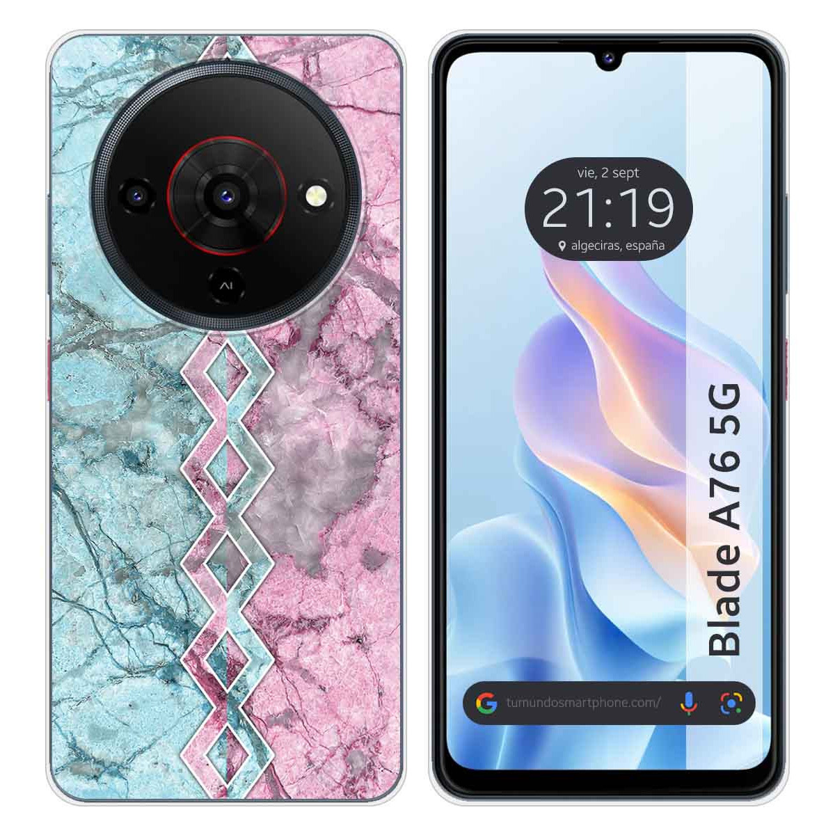 Funda Silicona para Zte Blade A76 5G diseño...